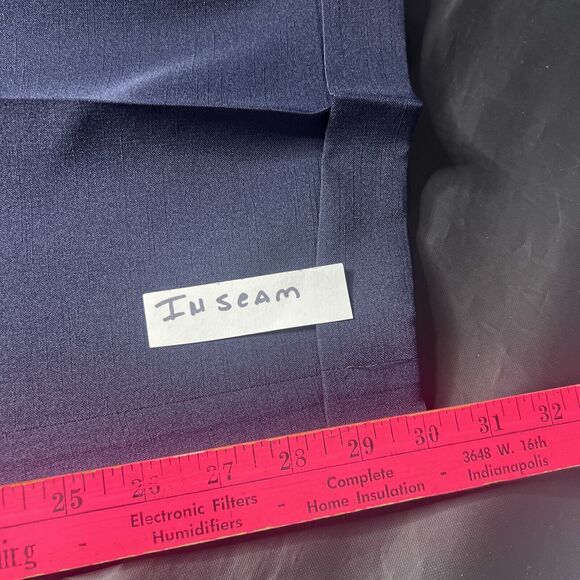 Jackie Vital Formal 2 Piece‎ Set 36 Dress Pants Size L Band Neck Hidden Buttons - Picture 16 of 16